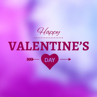 Sevgililer Günü tebrik kartı.