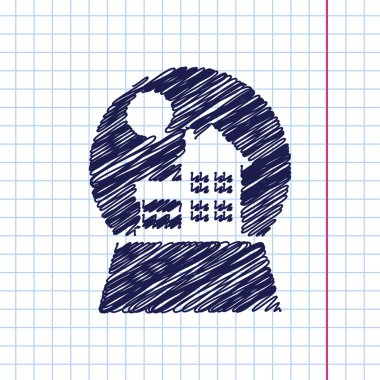 Noel kar küre simgesi