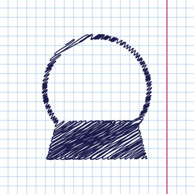 Noel kar küre simgesi