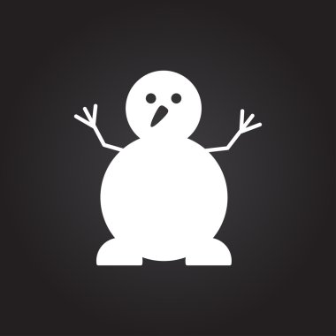 Yılbaşı kardan adam simgesi