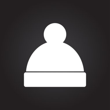 Kış şapka simgesi