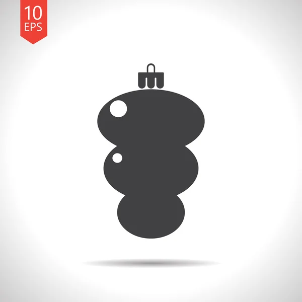 Icône jouet de Noël — Image vectorielle