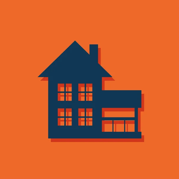 House flat icon — Stock Vector
