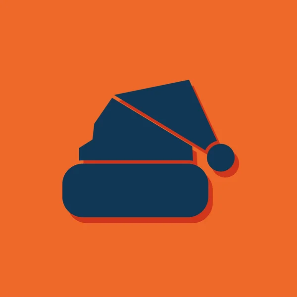 Icona del cappello di Natale — Vettoriale Stock