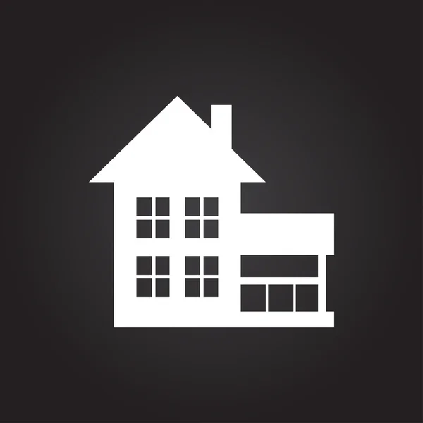 Dům byt ikona — Stockový vektor