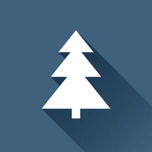 Χριστουγεννιάτικο δέντρο εικονίδιο — Διανυσματικό Αρχείο
