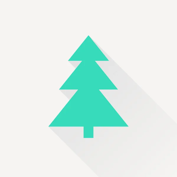 Icono del árbol de Navidad — Vector de stock