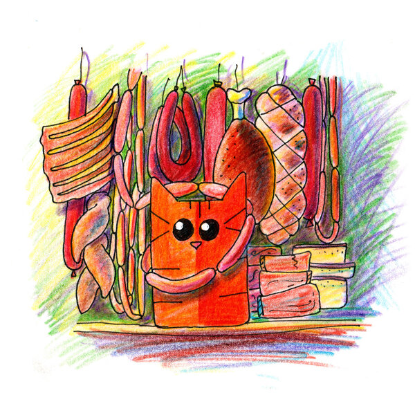 Кот в сосисочном раю
