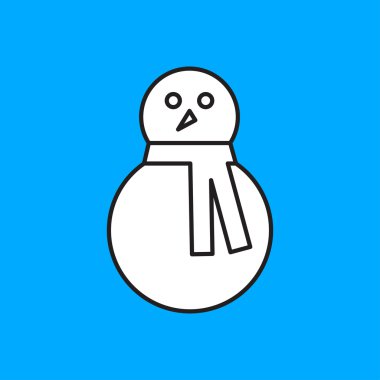 Yılbaşı kardan adam simgesi