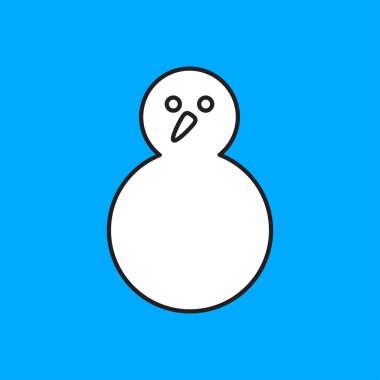 Yılbaşı kardan adam simgesi