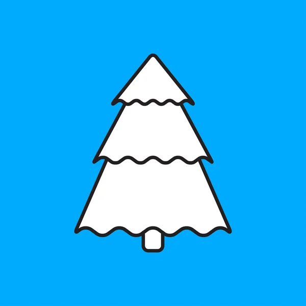 Icono del árbol de Navidad — Vector de stock