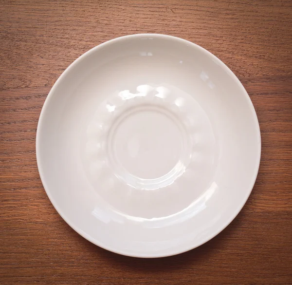 White small plate — Stock Photo, Image