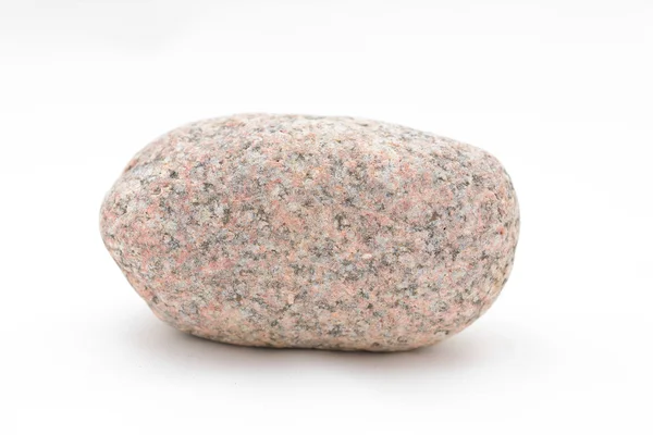 Pietra di granito isolato su un bianco — Foto Stock