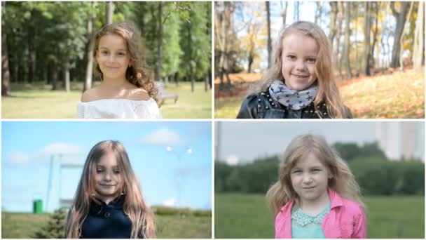 Gambar anak bahagia — Stok Video