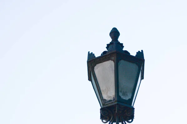 Oude Straatlamp Stad — Stockfoto