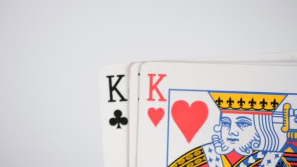 Jouer aux cartes quatre roi — Video