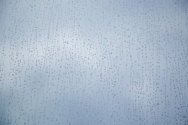 비 후에, 배경에 대 한 타워 창에 물방울의 아트 패턴. — 스톡 사진