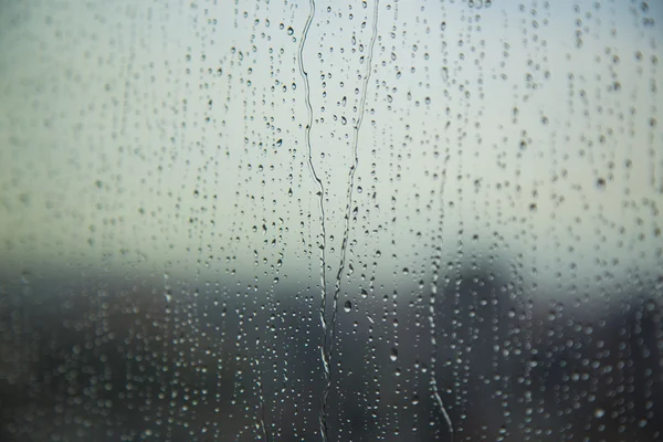 Su damlası yağmur, arka plan için sonra kule penceresinde sanat desen.