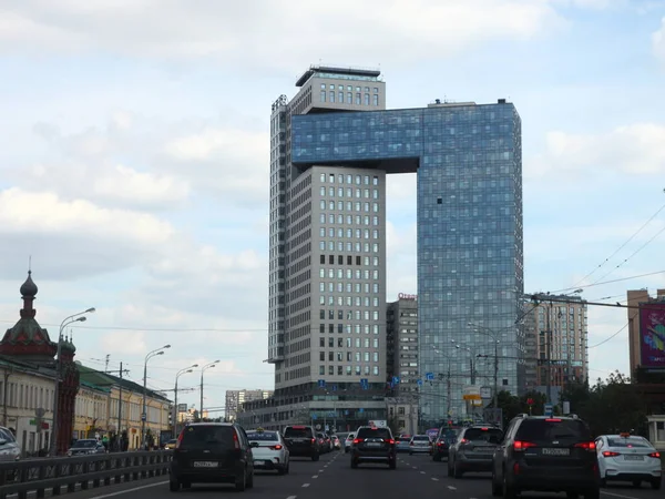 Moscou Russie 2020 Nouveau Bâtiment Moderne Centre Affaires Sur Ploschad — Photo