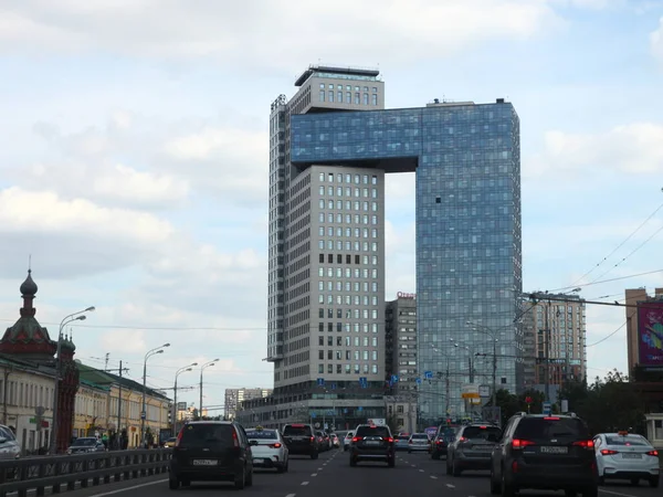 Moscow Russia 2020 New Modern Business Center Building Ploschad Ilycha — Stock Photo, Image