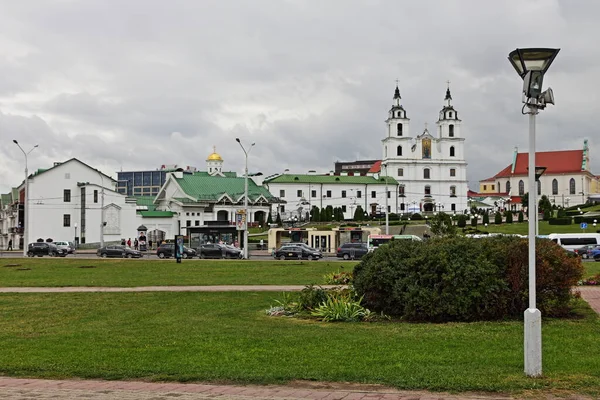 Λευκορωσία Μινσκ 2021 Καθεδρικός Ναός Της Καθόδου Του Αγίου Πνεύματος — Φωτογραφία Αρχείου