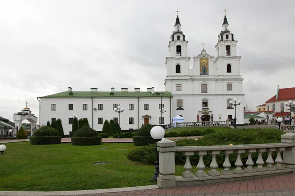 Bielorrússia Minsk 2021 Catedral Descida Espírito Santo Dia Verão Uma — Fotografia de Stock