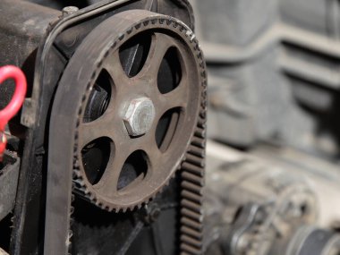 SOHC kam mili dişli dişli dişli dişli, yağ damlalı fındık arabanın motor ön yüzünde emniyet kemeri ve zamanlayıcı