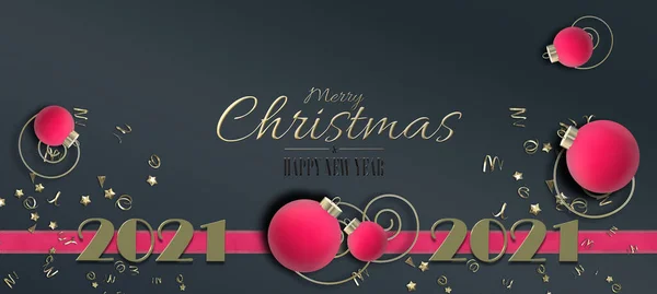 Holiday new year Christmas banner