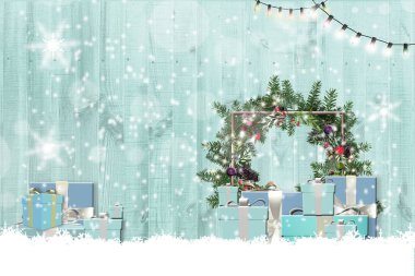 Yeni yıl için mavi renkte tatil geçmişi