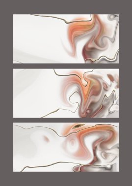 Pastel sıvısı mermer akım deseni, altın doku, soyut arkaplan. Farklı tasarımlar. Modern renkli arka plan modası. Dalga rengi Sıvı şekil. Soyut tasarım. 3B Görüntü