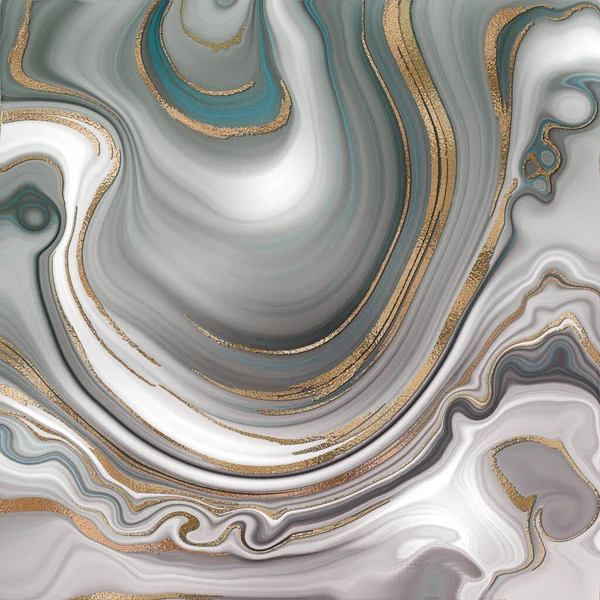 Agate Marbre Liquide Design Abstrait Avec Éclaboussure Gris Pastel Abstrait — Photo