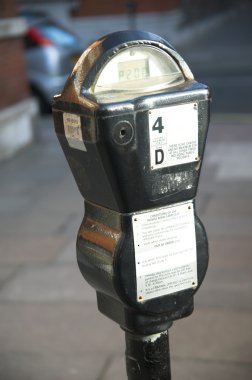 Londra'nın merkezinde park metre