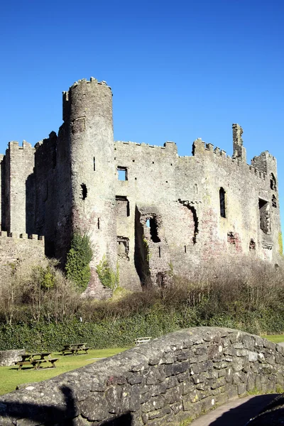 Castillo de Laugharne, Gales — Foto de Stock