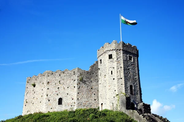 Castelul Cardiff, Țara Galilor — Fotografie, imagine de stoc