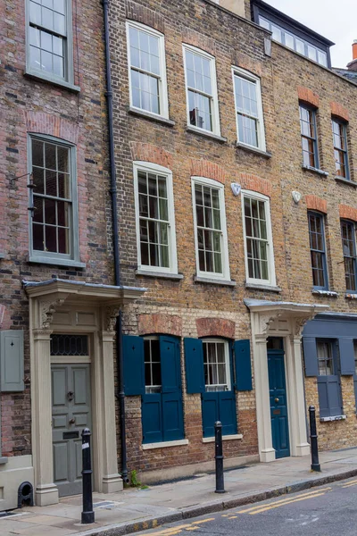 Londýn Velká Británie Července 2012 Georgian Terraced Town House Spitafields — Stock fotografie