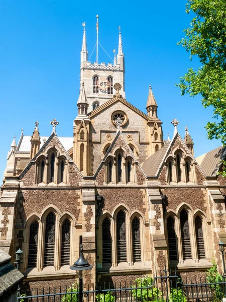 Southwark Cathedral London Bridge London England Built 666Ad Rebuilt Norman — Stock Photo, Image