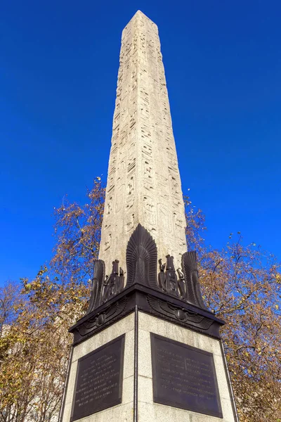 Cleopatra Needle Antiguo Obelisco Egipcio Egipto Embankment Londres Inglaterra Reino — Foto de Stock