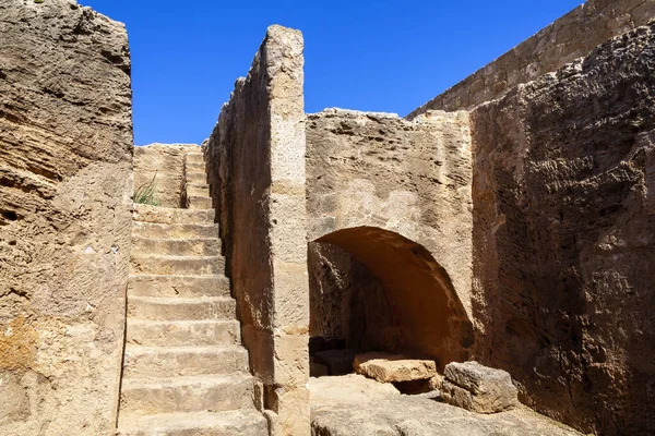 Tombe Dei Vicino Paphos Cipro Una Necropoli Del Secolo Delle — Foto Stock