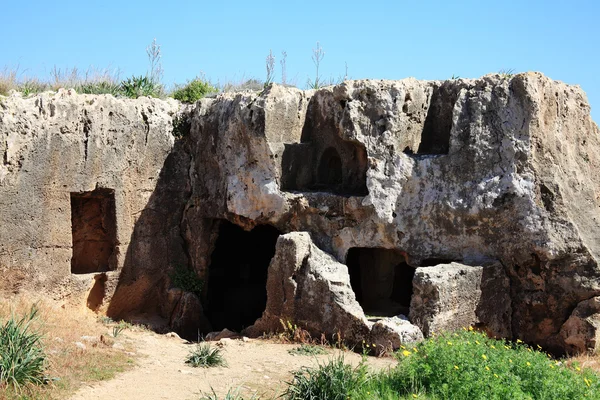 Гробницы царей Пафоса — стоковое фото