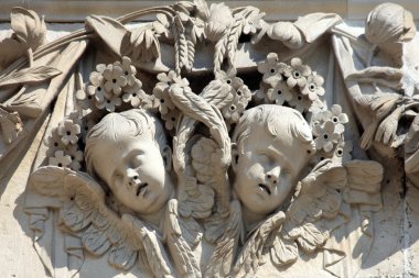 Angel Cherub Decoration St Pauls Cathedral clipart