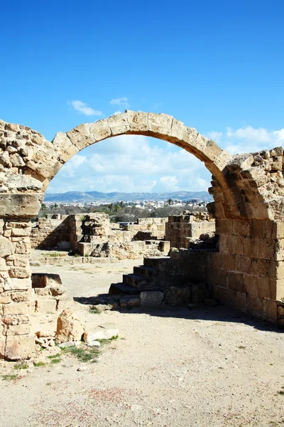 Ruins of Saranta Kolones castle — Stock Photo, Image