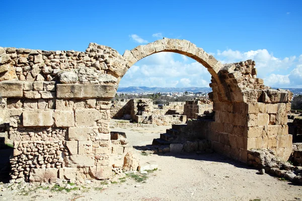 Ruins of Saranta Kolones castle — Stock Photo, Image