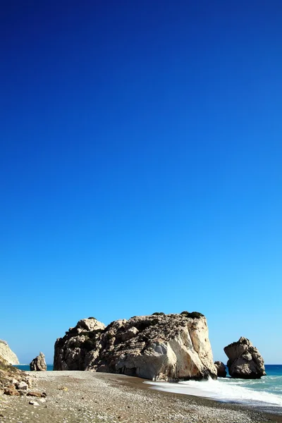 View to Rock Of Aphrodite — Stock Photo, Image