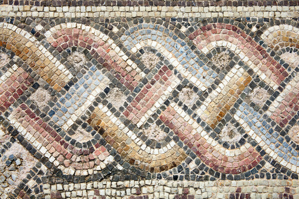 Roman mosaic border