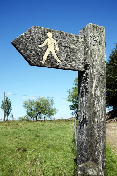 Seta de madeira Direcional Signpost — Fotografia de Stock