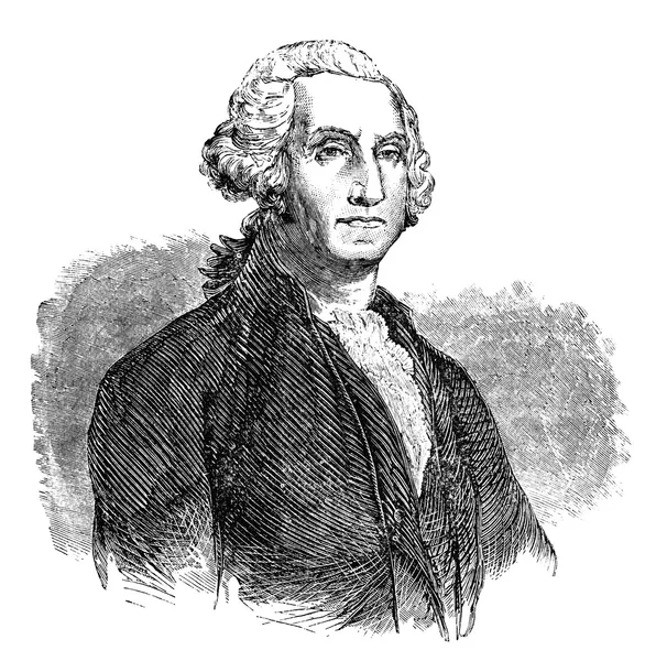 George Washington engraving — Stock Photo, Image