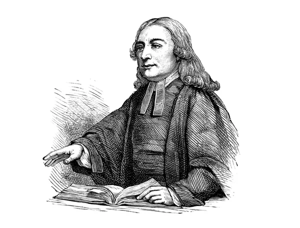 John Wesley engraving — Stock Photo, Image