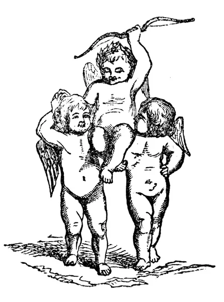 Eros and Cherubs — Φωτογραφία Αρχείου