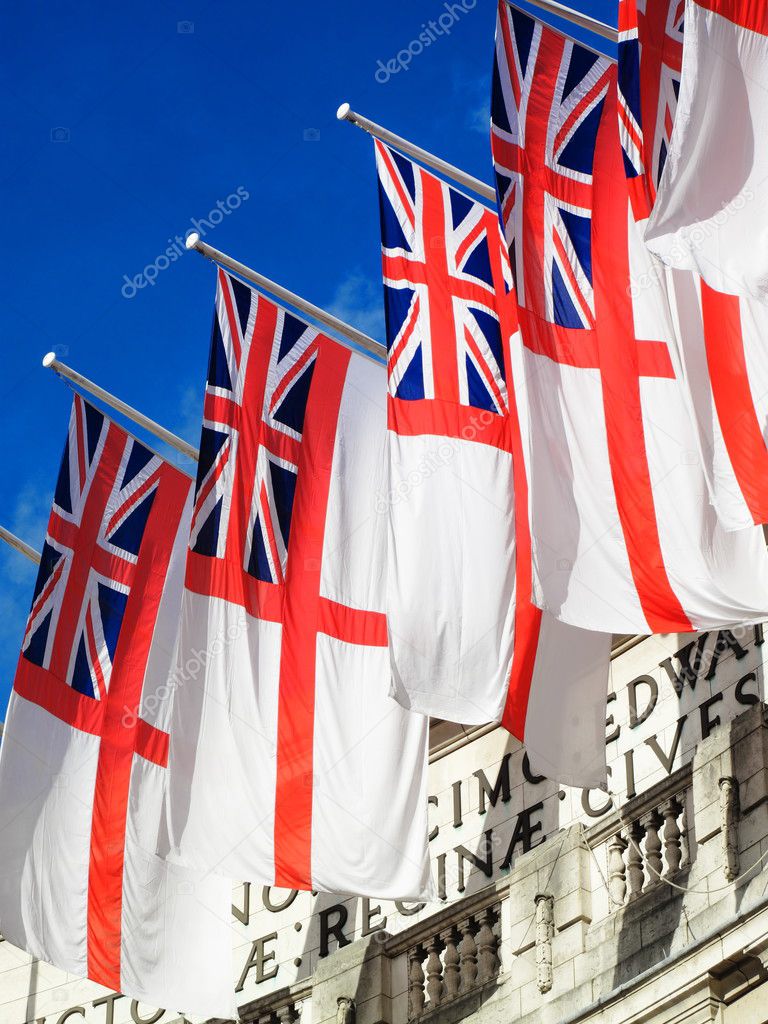White Ensign Union Jack Flags