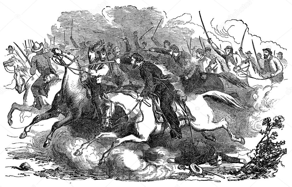 The Cavalry Charge American Civil War